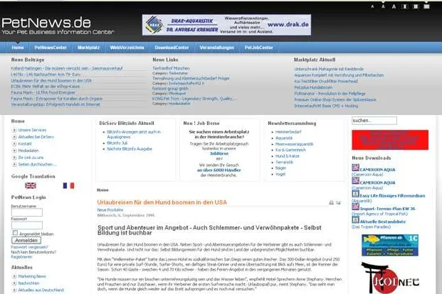 Bild: Kostenloser Stellenmarkt für die Heimtierbranche