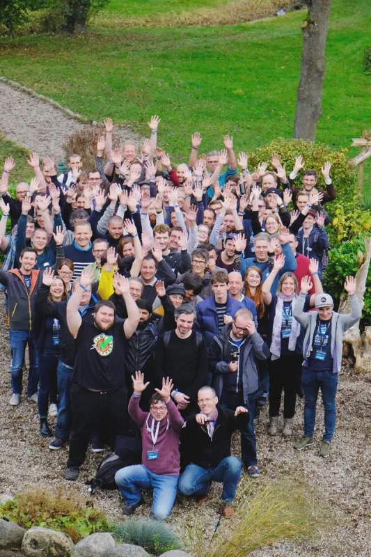 Teilnehmer des Drupalcamps