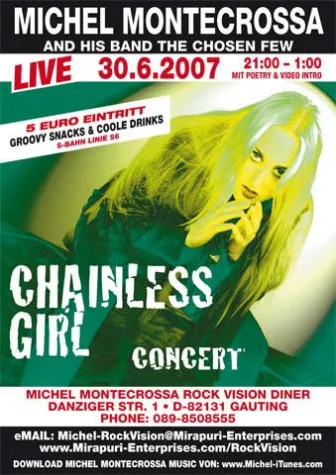 Bild: Chainless Girl: das Rock-Drive Concert mit Michel Montecrossa und seiner Band The Chosen Few