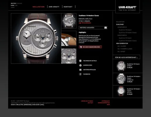 Bild: UHR-KRAFT launcht Website mit Shop