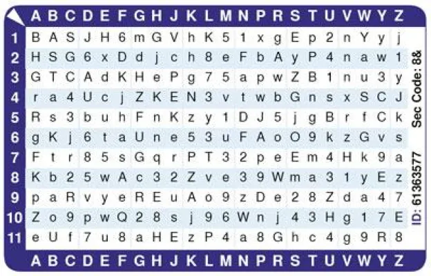 Bild: Savernova Passwortkarte im neuen Design - Vergessen Sie Ihre Passwörter