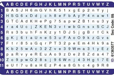 Bild: Savernova Passwortkarte im neuen Design - Vergessen Sie Ihre Passwörter
