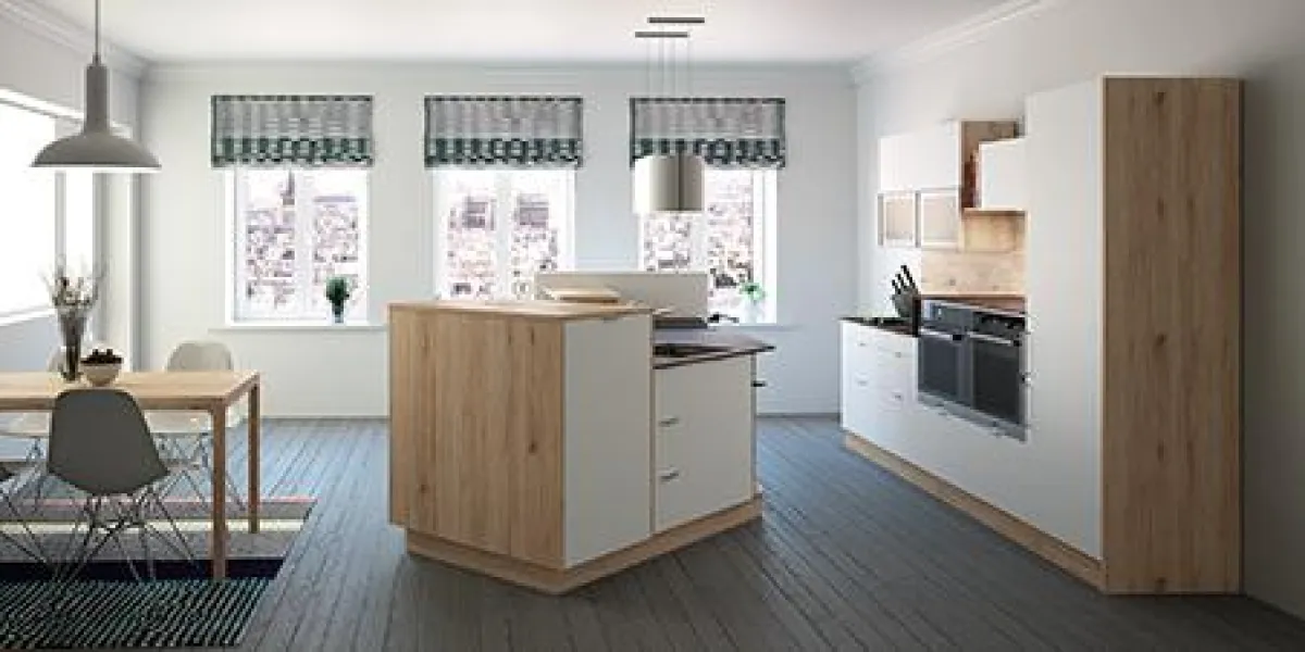 HAKA Maßküche mit Keramik-Oberfläche