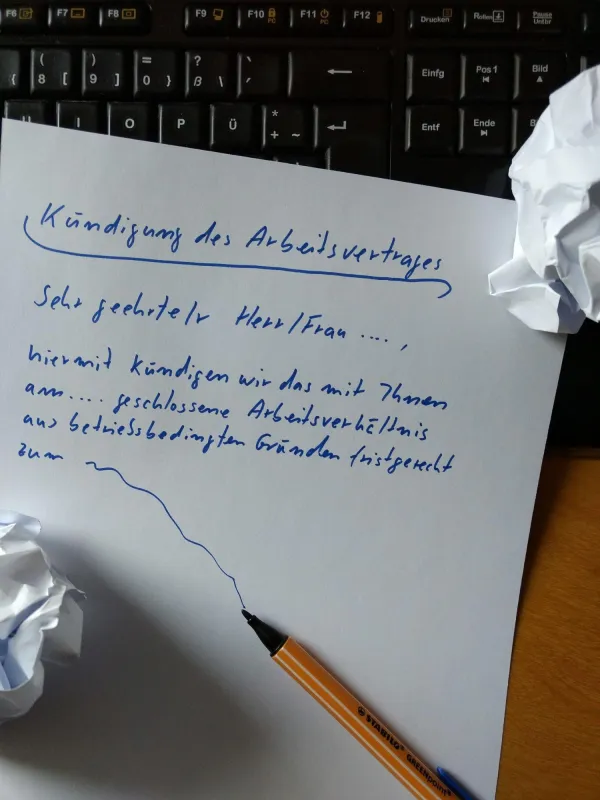 Kündigen in der Krise (Bild: P. Höfl)