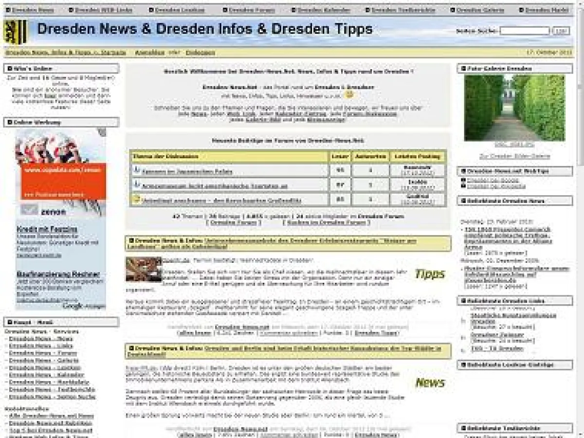 Dresden-News.Net Screenshot