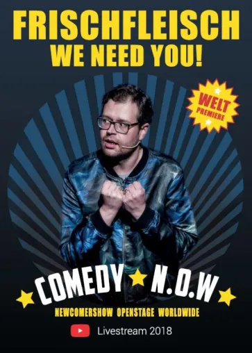 Bild: 2. Weltpremiere: Comedy N.O.W. am 21. April live aus dem BKA-Theater - und als Stream weltweit im Netz!