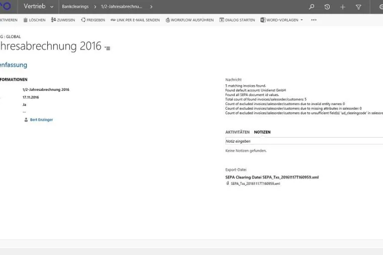 Bild: UniPRO/BankClearing – die Schnittstelle entspricht SEPA 3.0