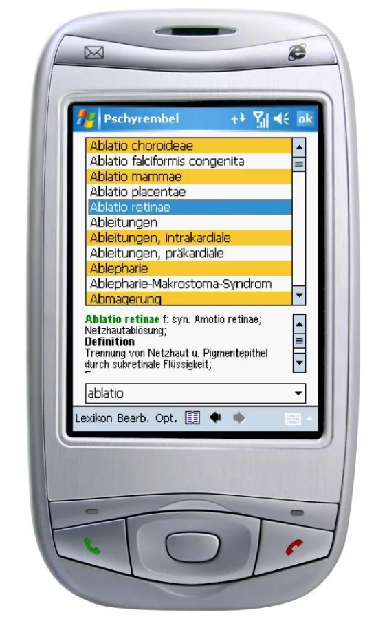 Der Pschyrembel auf dem MDA Vario