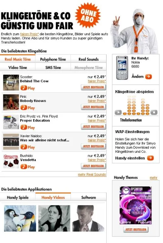 simyo Download Shop