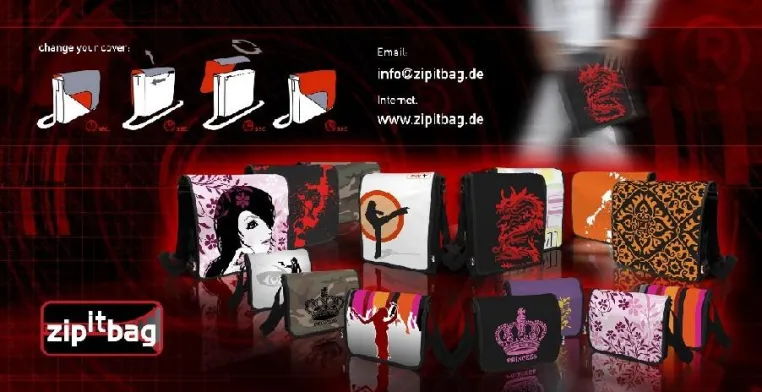 Bild: Erfolgreicher Start für neue Taschenmarke - zipitbag startet durch