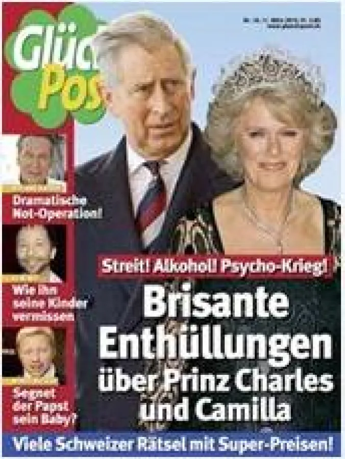 Tatjana Strobel analysiert Herzogin Camilla und Prinz Charles in der Schweizer Glückspost