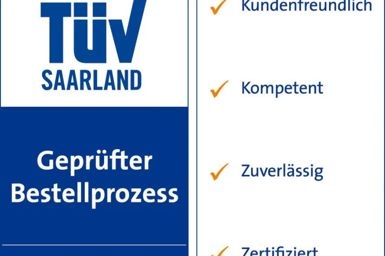 Bild: TÜV Saarland zertifiziert 1-2-3.tv