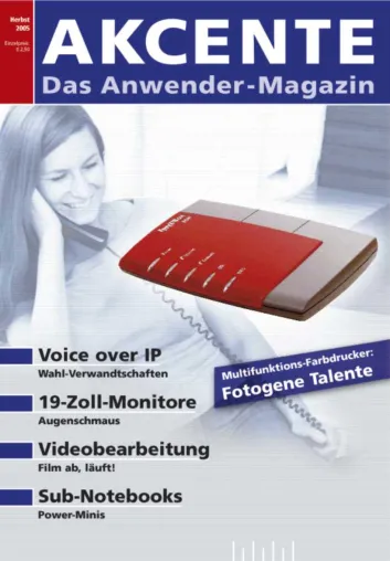 Bild: AKCENTE – das Anwender-Magazin seit acht Jahren erfolgreich am Markt