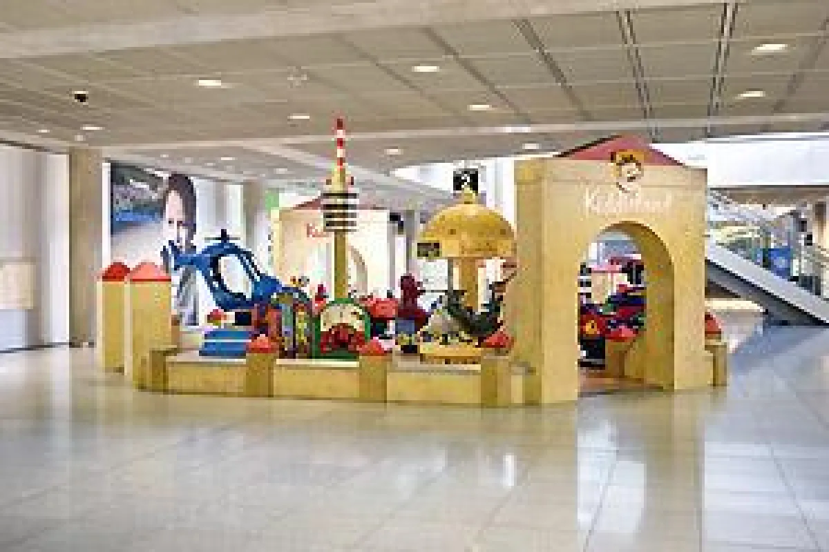 Das Kiddieland am Flughafen Stuttgart im Terminal 3 auf den Ebenen 2 und 5