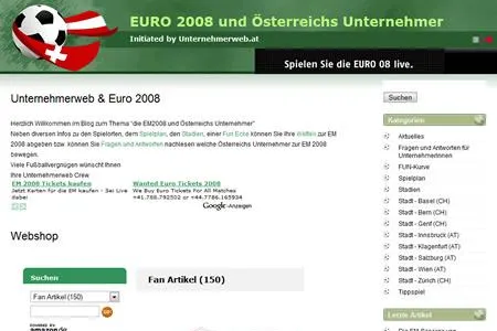 Ausnahmezustand EM? - Top-Spot Juni 2008 für heiße Geschäfte Bild: Ausnahmezustand EM? - Top-Spot Juni 2008 für heiße Geschäfte