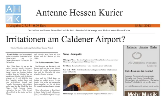 Bild: Neue Zeitung für Hessen und angrenzende Bundesländer