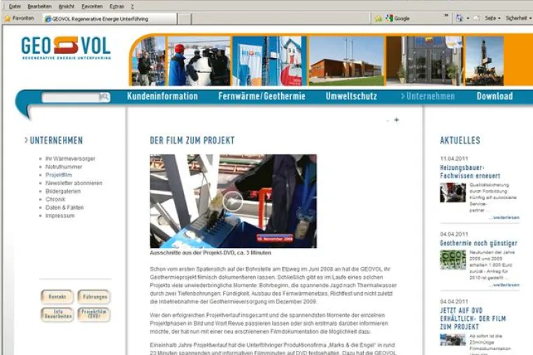 Bild: Geothermieprojekt Unterföhring startet mit neuer Homepage in den Frühling