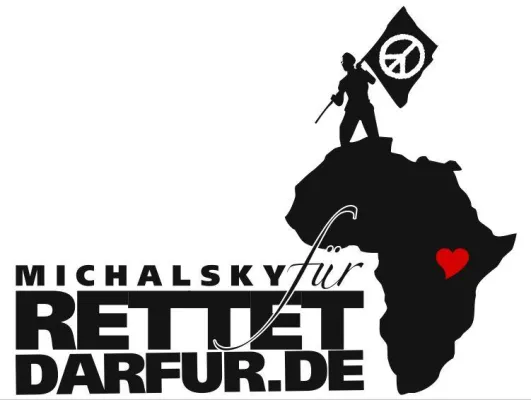 Bild: Machen sich für Frieden im Sudan stark: Michael Michalsky und Eva Padberg