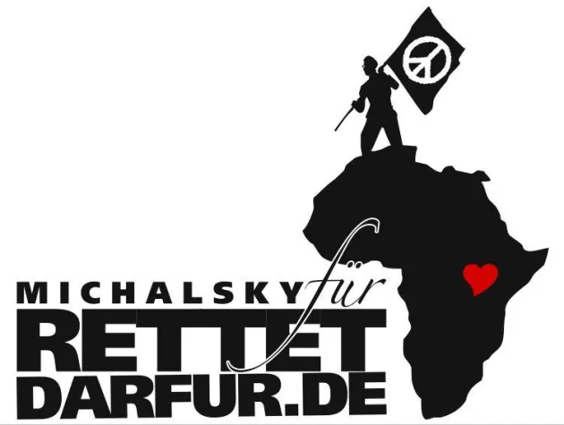 Bild: Machen sich für Frieden im Sudan stark: Michael Michalsky und Eva Padberg