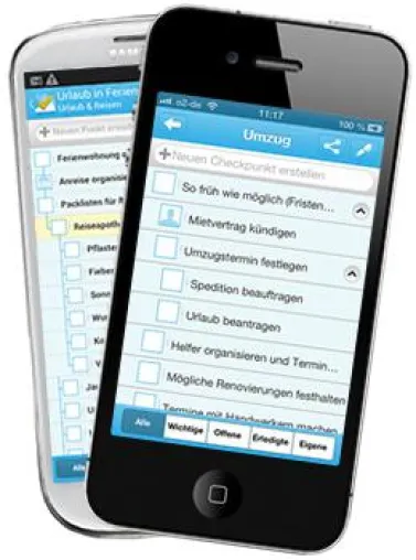 Bild: 4checkers.de: Das Checklistenportal goes mobile