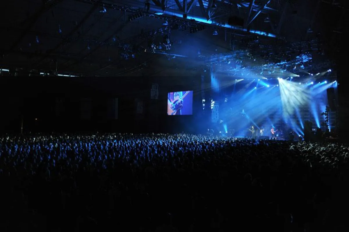 Konzert von Lenny Kravitz bei den BW-Bank jazzopen stuttgart 2009 in der Neuen Messe Stuttgart (Foto: Opus GmbH/Reiner Pfisterer, frei zur Veröffentlichung bei Namensnennung)