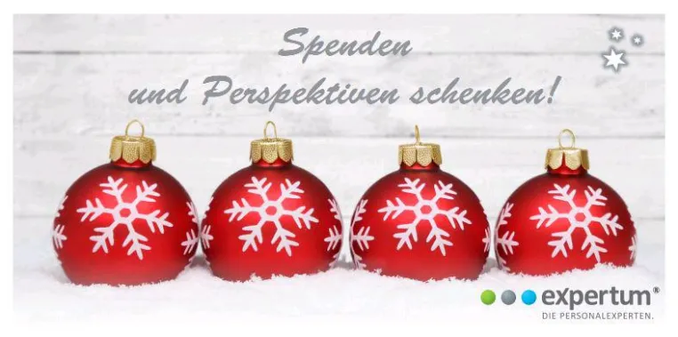 Bild: expertum spendet einen Teil des Weihnachtsbudgets an das Jugendförderprogramm Lions-Quest