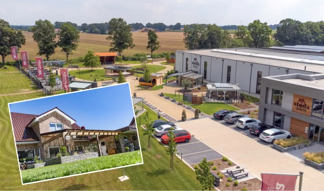 Bild: Rabattaktion bei steda: Sommer, Garten, Sonne – Holzüberdachungen im Handumdrehen günstig selbst bauen