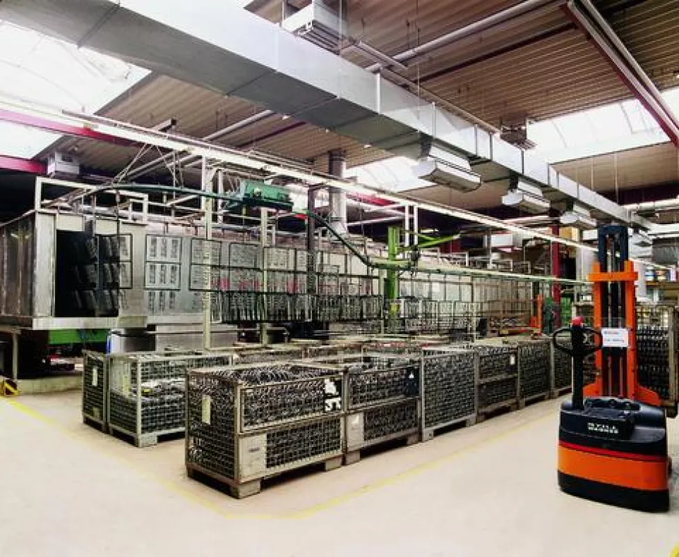 Elektrostatische Pulverbeschichtung bei Eibach