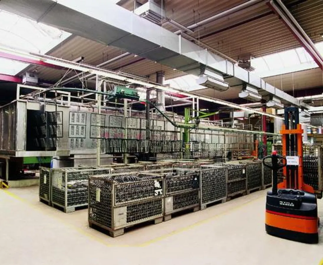 Elektrostatische Pulverbeschichtung bei Eibach
