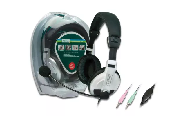 Bild: Multimedia Headset zum Musik hören und für’s Internet-Telefon von Digitus