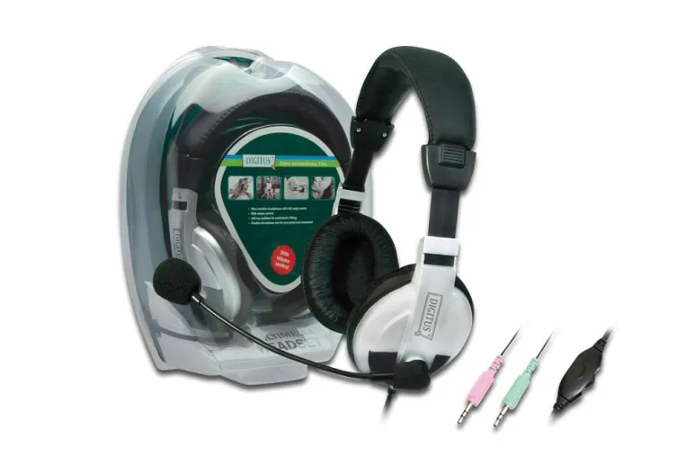 Bild: Multimedia Headset zum Musik hören und für’s Internet-Telefon von Digitus