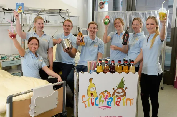 Bild: TORWEGGE spendet das dritte Jahr in Folge an das Kinderkrebsprojekt Fruchtalarm