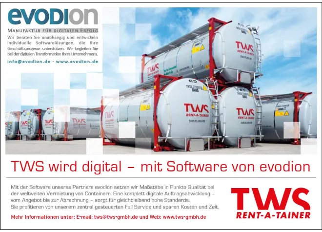 Bild: Industrie 4.0 in der Tankcontainerwelt