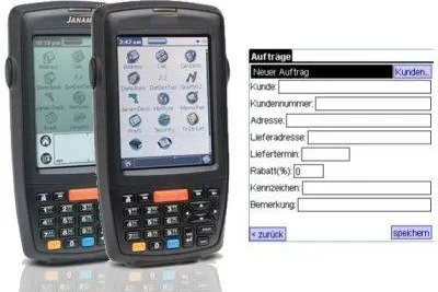 Bild: Mobile Auftragserfassung mit Barcode PDA – Komplett-Lösung für den Soforteinsatz