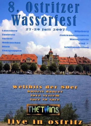 8. Wasserfest in Ostritz- The Twins live in Konzert Bild: 8. Wasserfest in Ostritz- The Twins live in Konzert