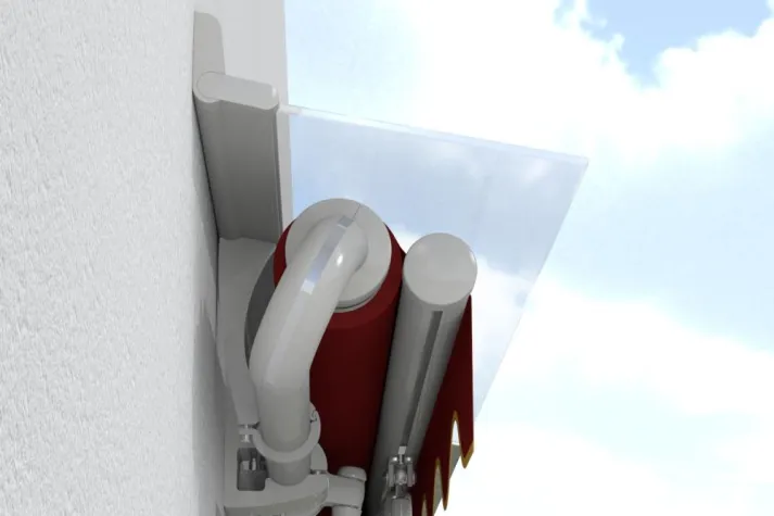 Bild: Kleines Dach für die Beschattung