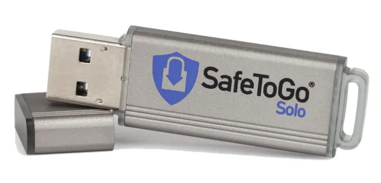Bild: Single, aber sicher: Der neue SafeToGo Solo schützt Daten