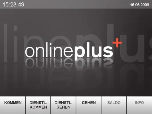 Bild: Zeiterfassung per Touchscreen