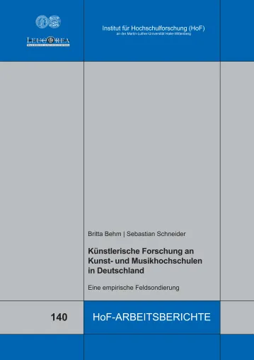 Bild: HoF-Publikation: Künstlerische Forschung in Deutschland bereits stärker verankert als angenommen