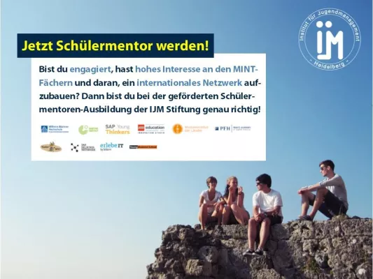 Bild: Jetzt Schülermentor werden – Die geförderte Ausbildung der IJM Stiftung für engagierte SchülerInnen