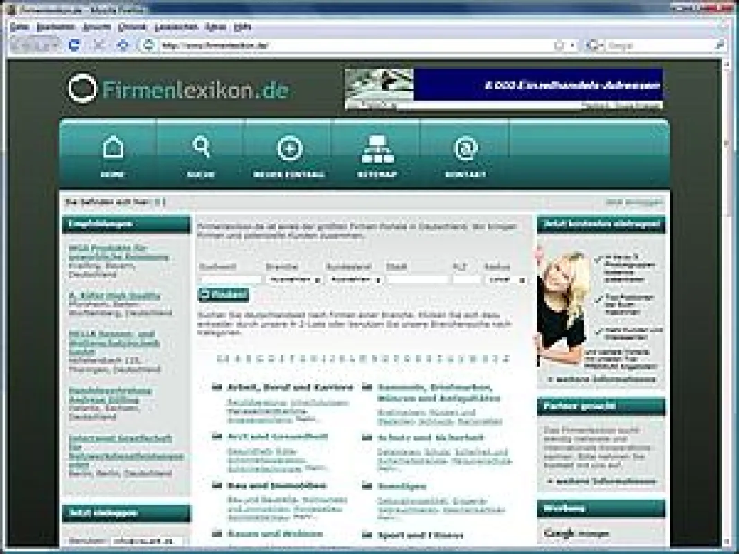 Startseite www.Firmenlexikon.de