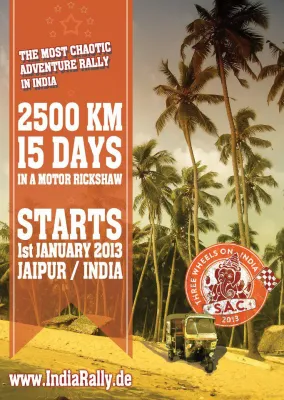 Bild: Auf eigene Faust mit der Motor-Rikscha durch Indien. Die verrückteste Abenteuer Rallye auf drei Rädern.