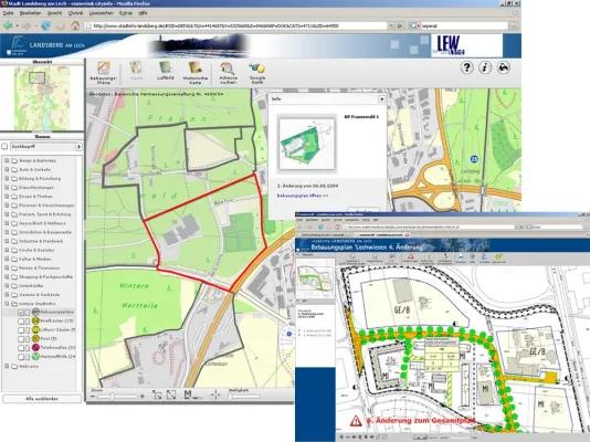 Bild: Stadt Landsberg am Lech – Online-Veröffentlichung der aktuellen Bebauungspläne