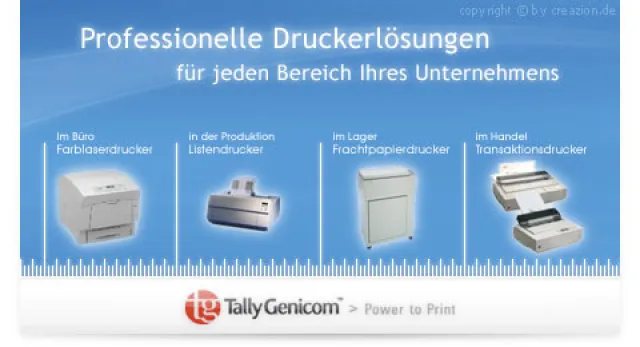 Bild: Innovativ und wirtschaftlich: TallyGenicom-Drucker für Logistik & Handel