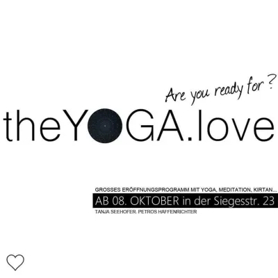 Bild: Eröffnung "TheYoga.Love" mit Tanja Seehofer und Petros Haffenrichter am Sonntag, 08. Oktober 2017 in München