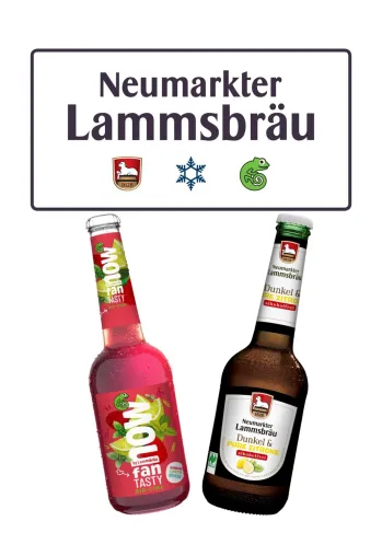Neumarkter Lammsbräu mit zwei Neuprodukten zur BIOFACH 2020 Bild: Neumarkter Lammsbräu mit zwei Neuprodukten zur BIOFACH 2020