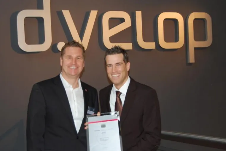 Bild: edoc als d.velop Platinum Partner ausgezeichnet