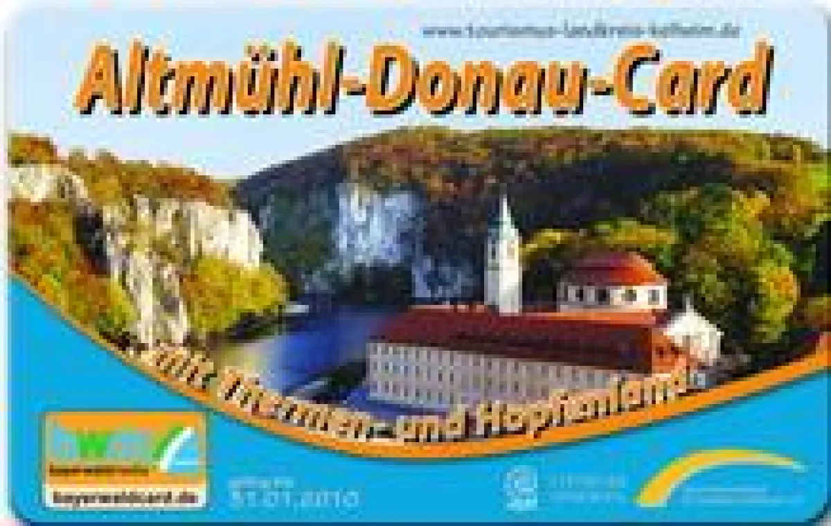 Die Altmühl-Donau-Card wurde 2009 neu aufgelegt und bietet Einheimischen wie Urlaubsgästen wieder viele Vorteile.