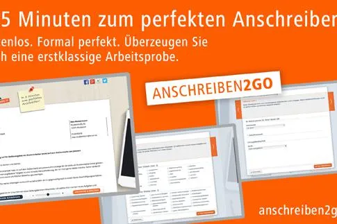 In fünf Minuten zum perfekten Anschreiben: Jobware startet kostenloses Bewerbungstool Anschreiben2Go Bild: In fünf Minuten zum perfekten Anschreiben: Jobware startet kostenloses Bewerbungstool Anschreiben2Go