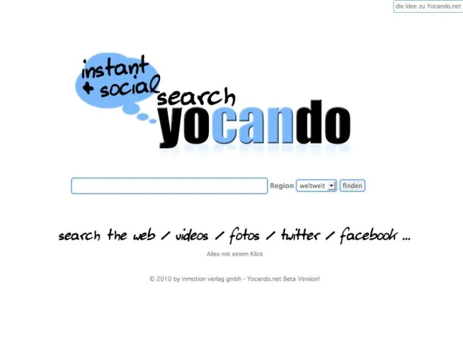 Bild: Wissen, was der Trend sagt = Yocando.net - you can do social search